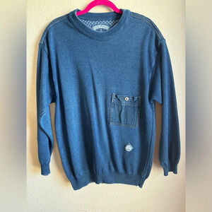 Vintage Blue Willi’s Crewneck Nautical Pocket Pullover